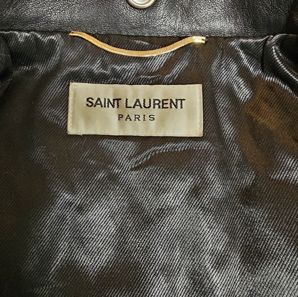 YSL Saint Laurent leather jacket FR38 US4 - Picture 7 of 11